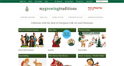 Desktop Screenshot of mygrowingtraditions.com